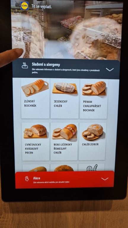 Lidl složení nebaleného pečiva