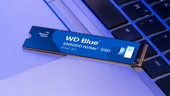 Nové levné SSD na trhu: WD Blue SN5000 má kapacitu 4 TB s horší pamětí QLC. Ale v nižších je pořád TLC