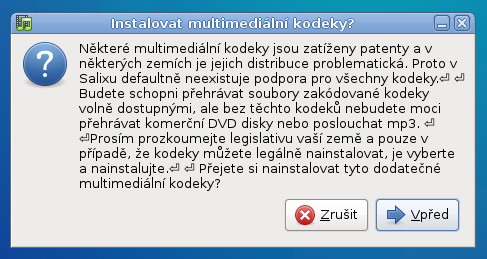 Salix: podpora jazyků a kodeků