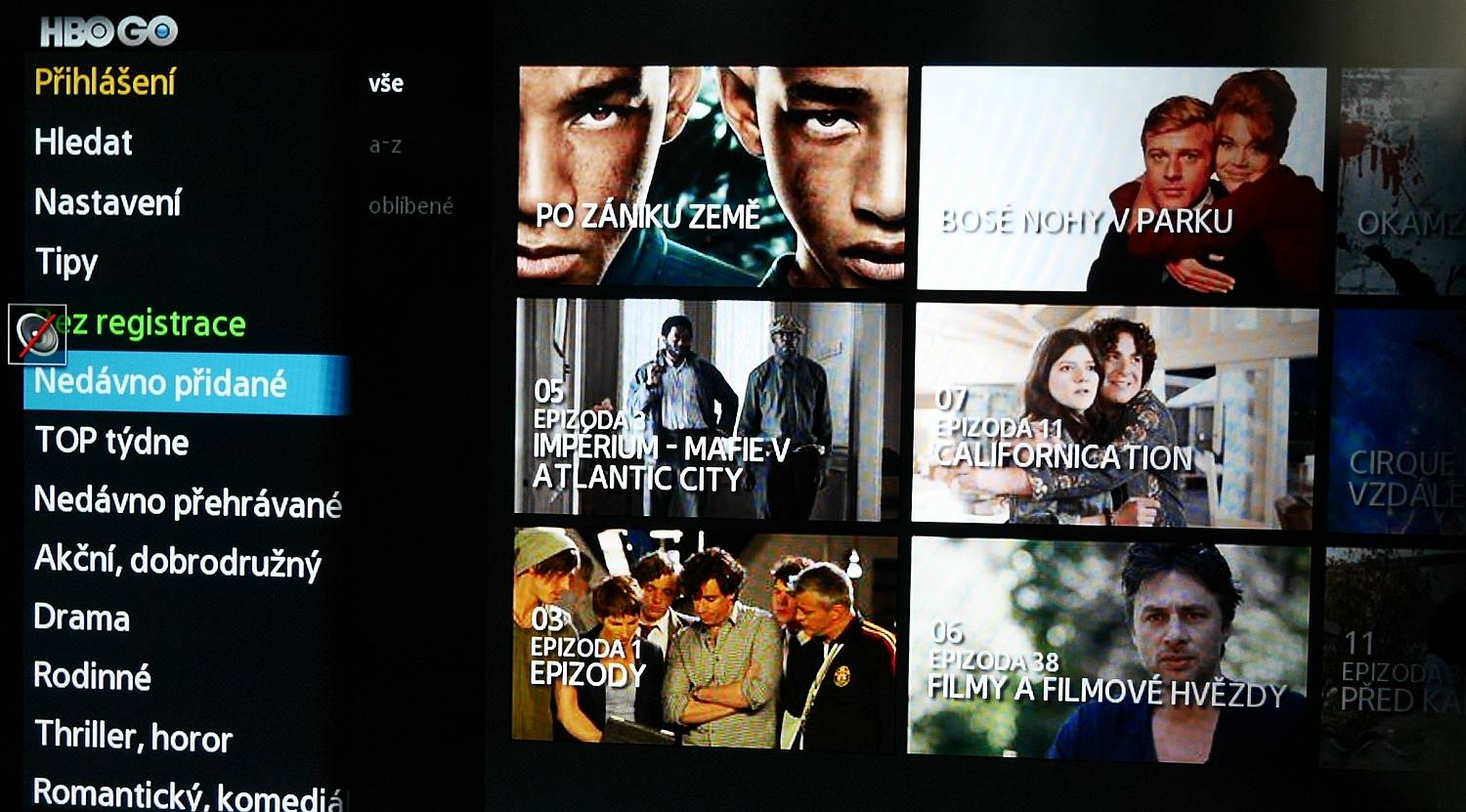HBO Go CZ - galerie
