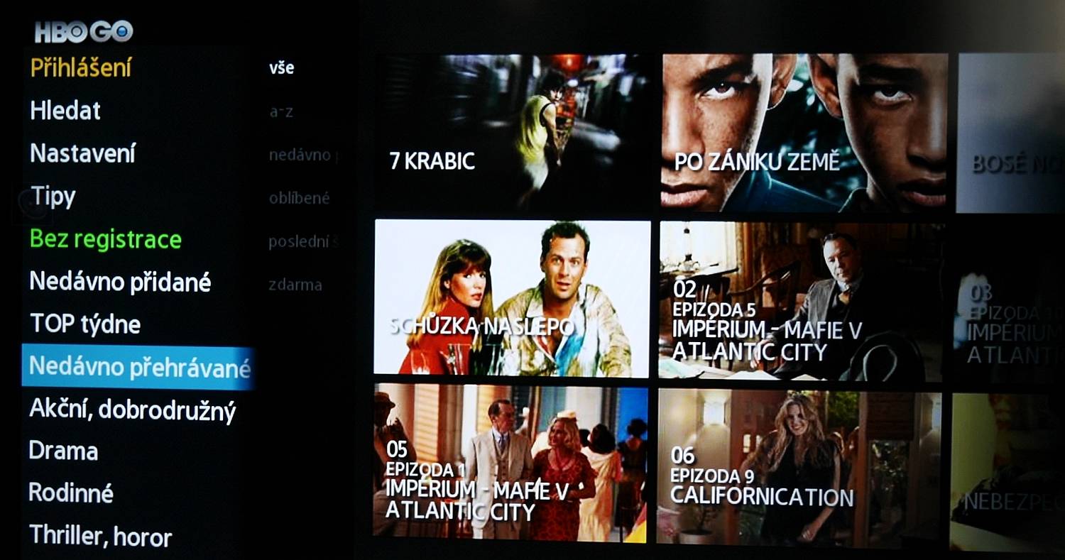 HBO Go CZ - galerie