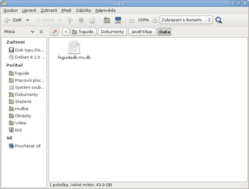 JavaFX: H2 vytvoření databáze, tabulek a vložení dat