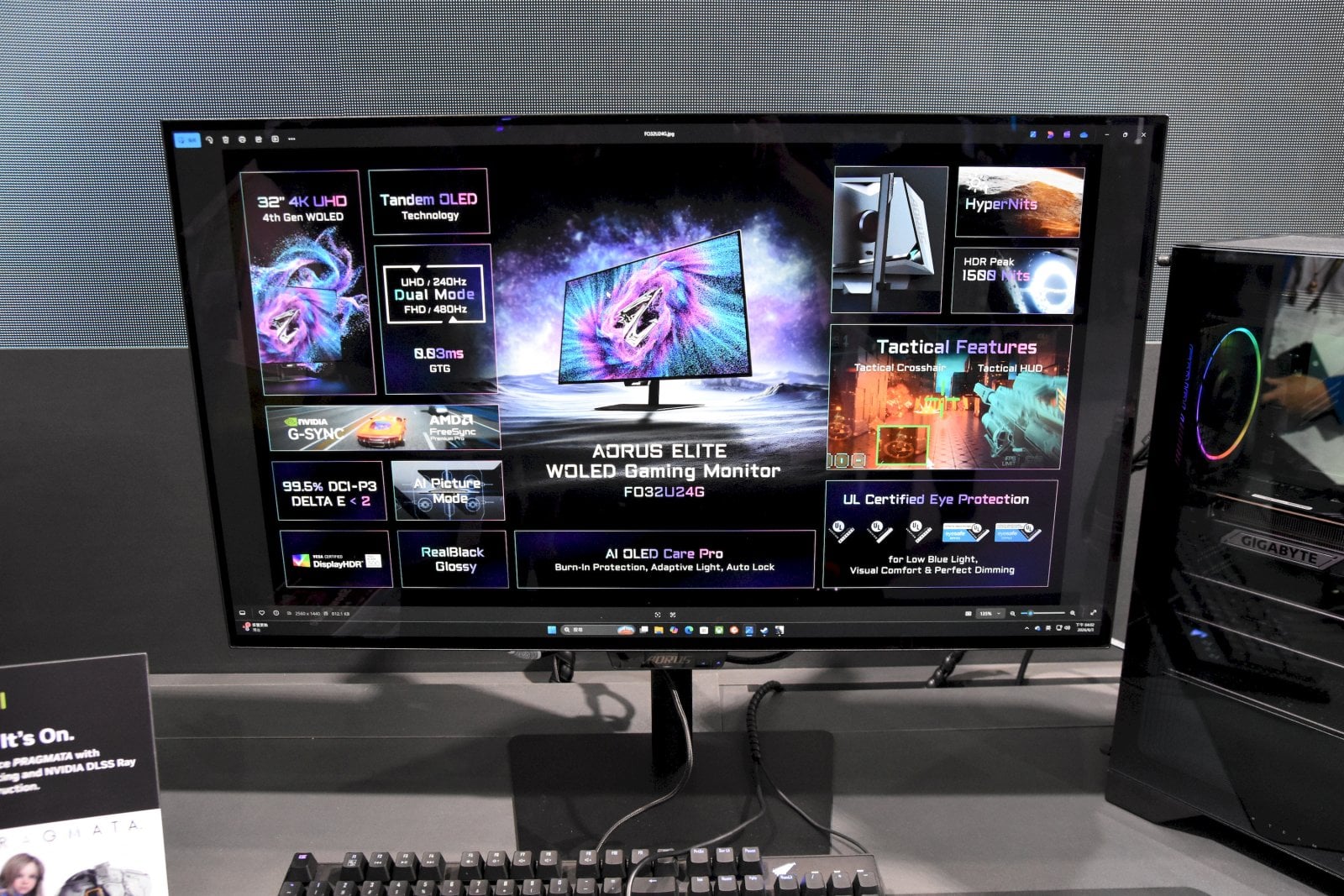 Monitor Gigabyte Aorus Elite FO32U24G