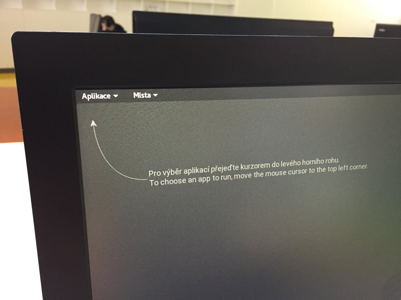 Počítače s Linuxem a serverovna v Národní technické knihovně