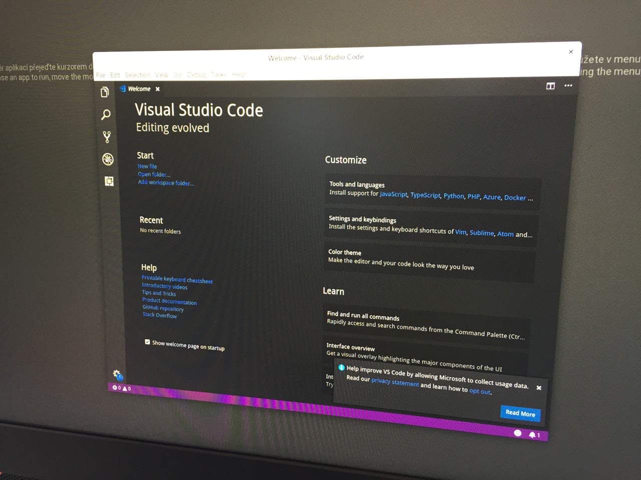 Počítače s Linuxem a serverovna v Národní technické knihovně