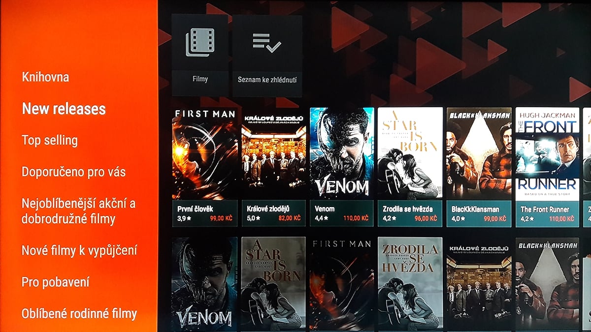 SledováníTV - Seznamy a přehledy