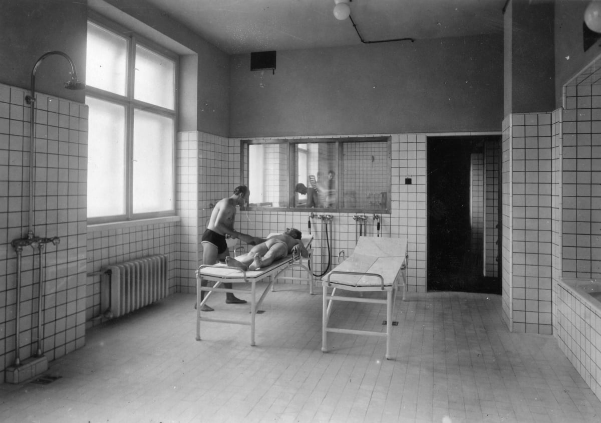 Vrbenského lázně v Ústí nad Labem, 80. léta