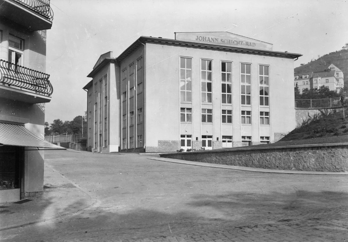 Vrbenského lázně v Ústí nad Labem, 80. léta