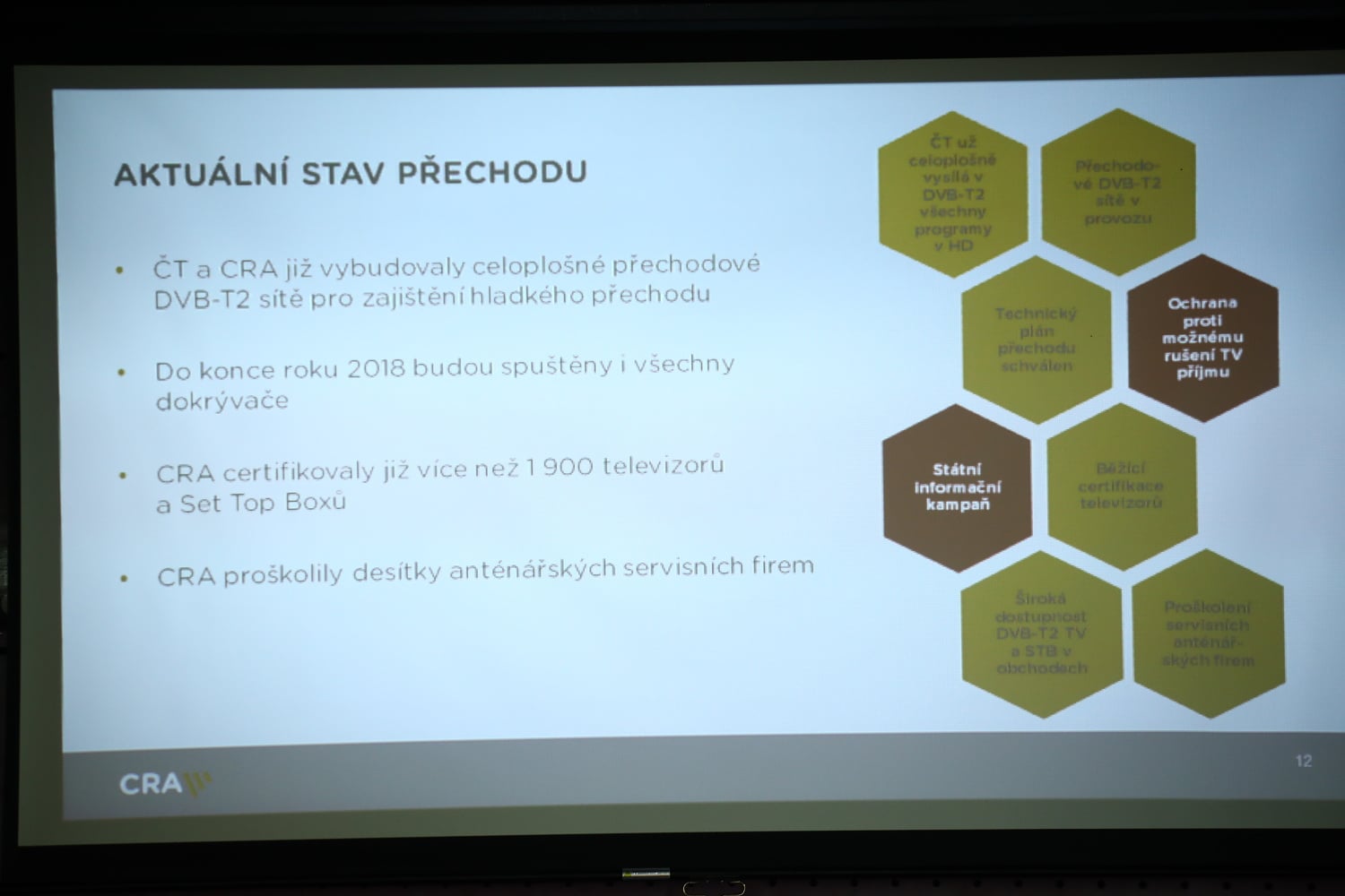 Worskhop ČRA k DVB-T2, říjen 2018