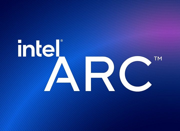 Logo grafik intel Arc