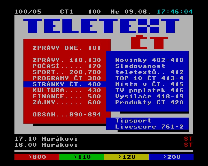 Česká televize vidí budoucnost teletextu v hybridní technologii