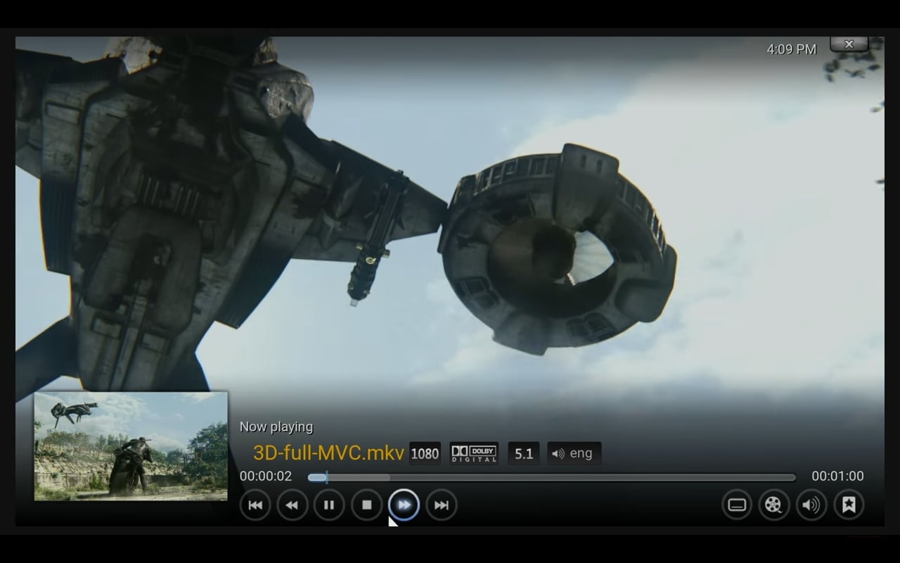 Přehrávání videa – Kodi