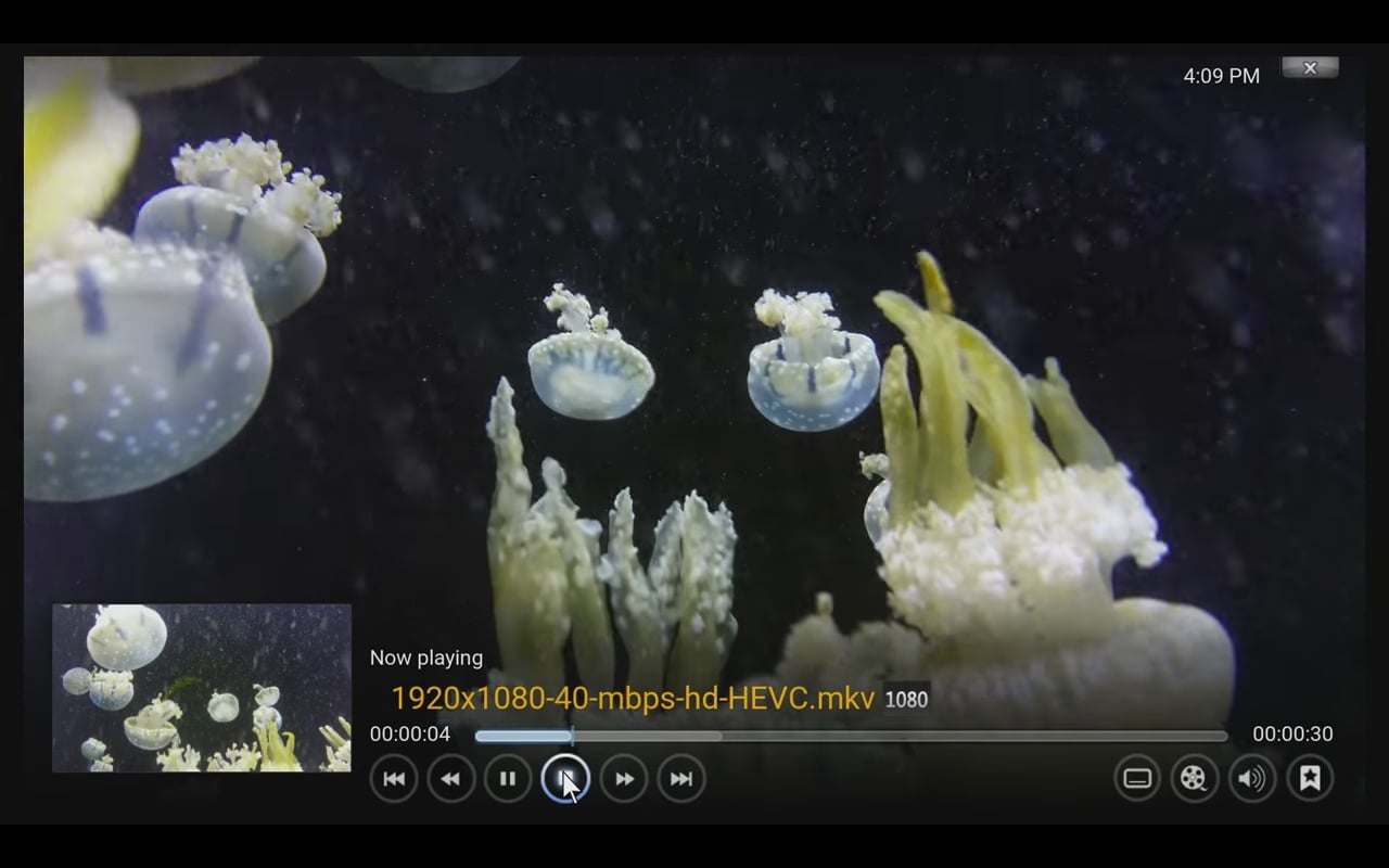 Přehrávání videa – Kodi