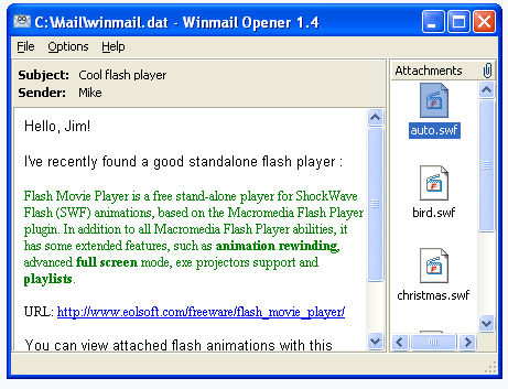 Winmail OPener