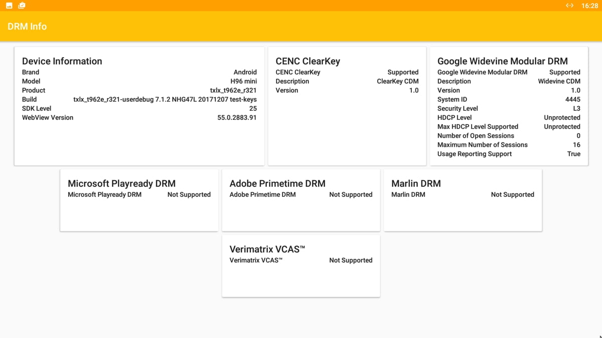 Geekbench, 3D Mark, další benchmarky, Root Check, DRM Info