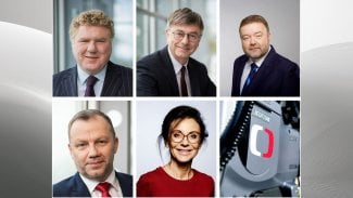 Kandidáti na ředitele ČT: Milan Fridrich, Hynek Chudárek, Miroslav Karas, Jiří Ponikelský a Libuše Šmuclerová.