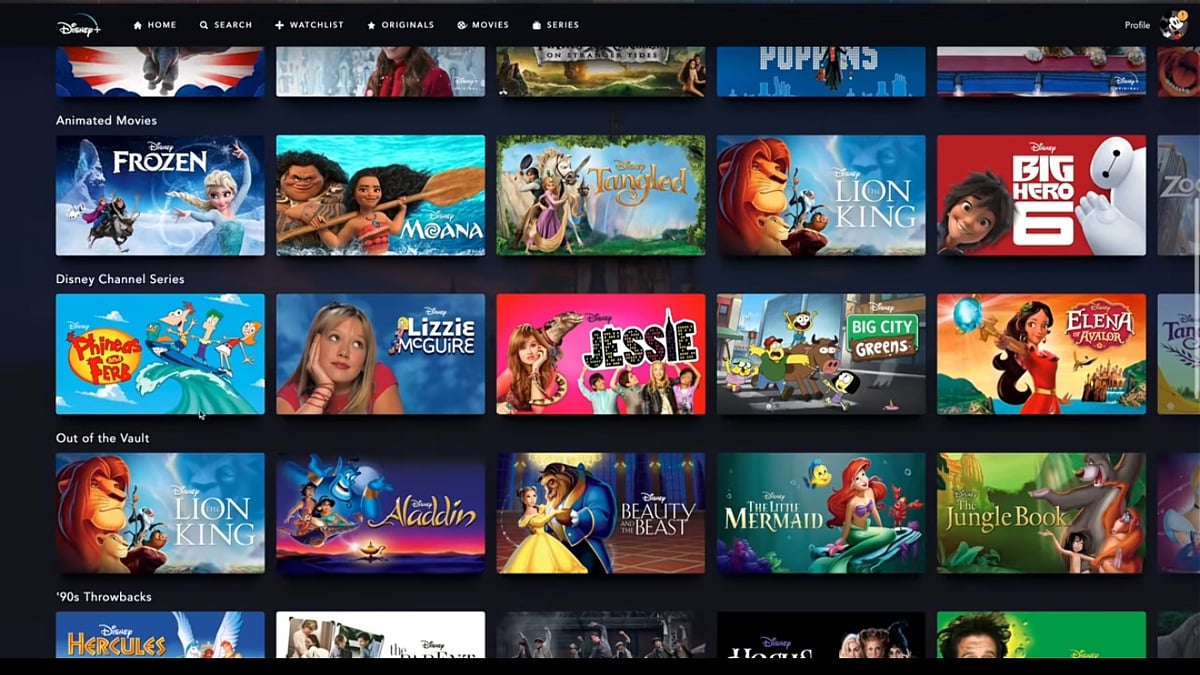 Produkce Walt Disney Studios v Disney+