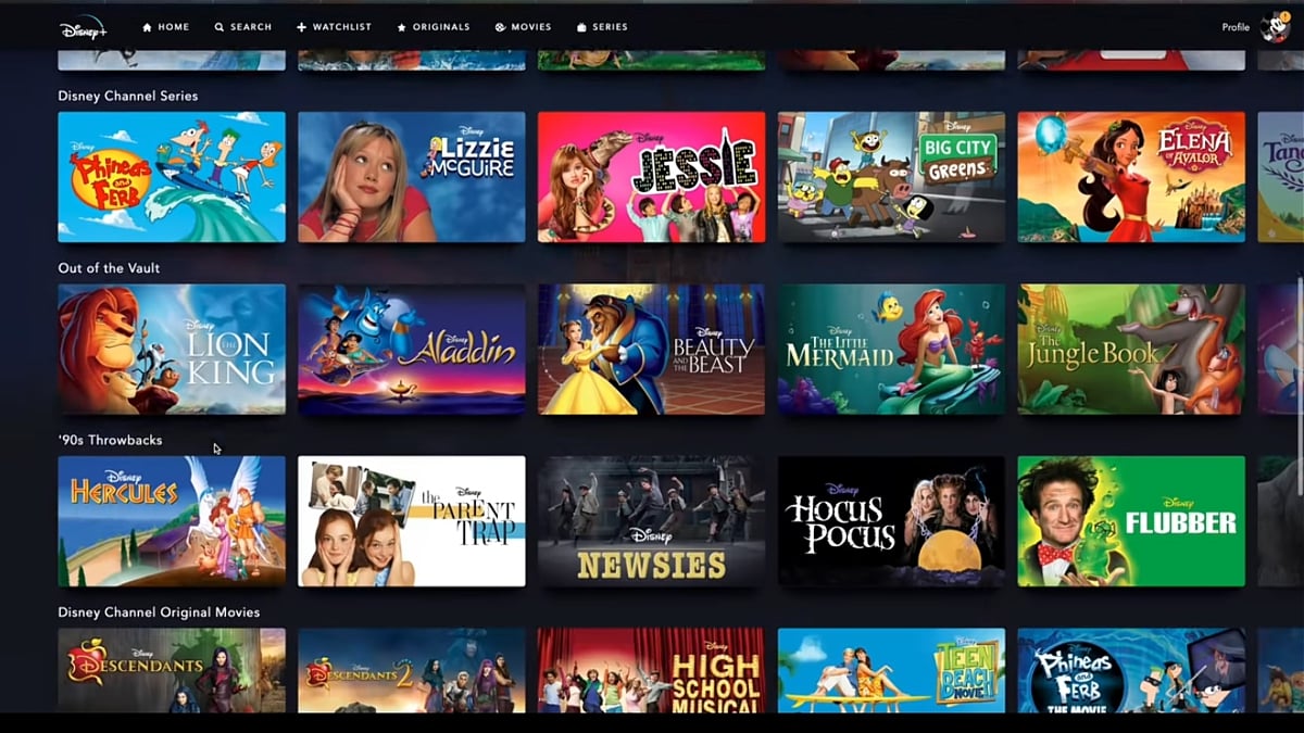 Produkce Walt Disney Studios v Disney+