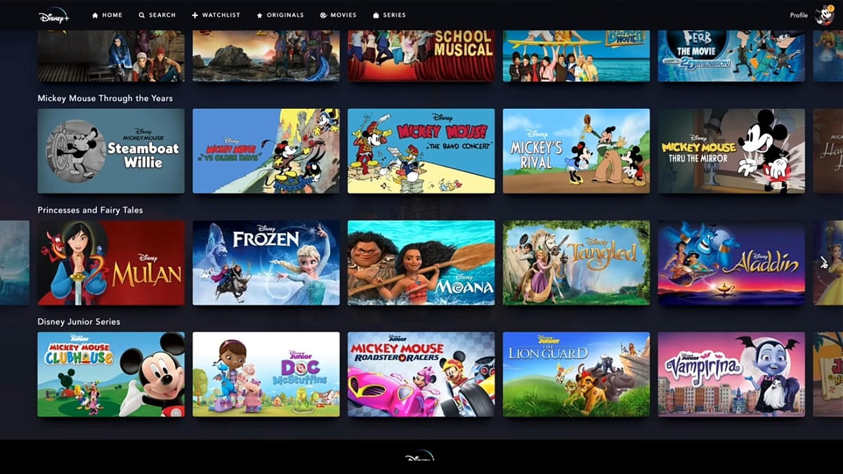 Produkce Walt Disney Studios v Disney+