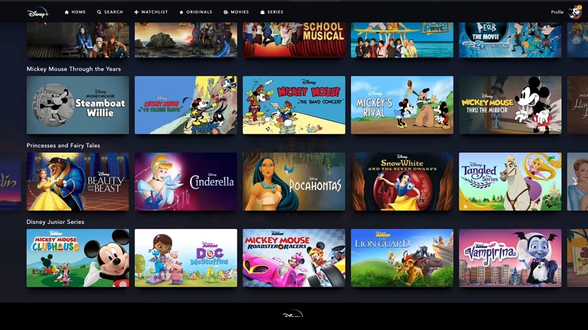 Produkce Walt Disney Studios v Disney+