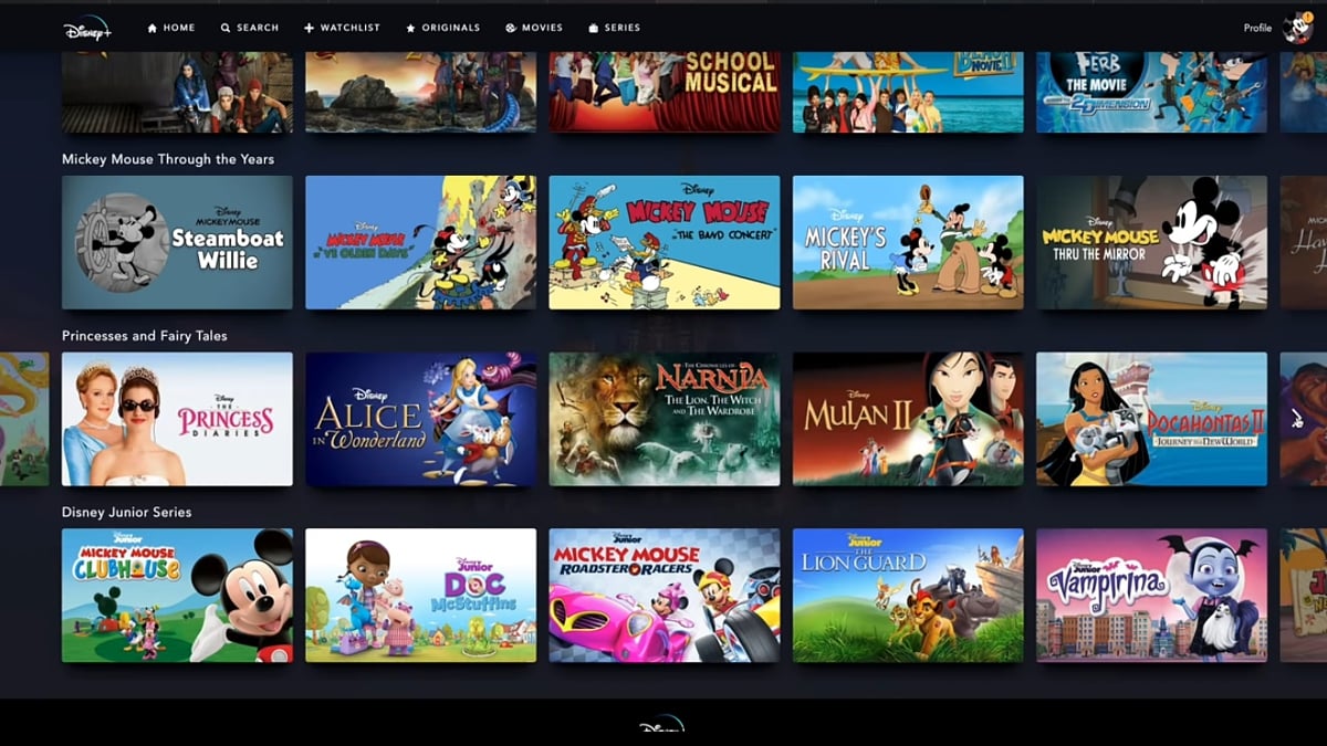 Produkce Walt Disney Studios v Disney+