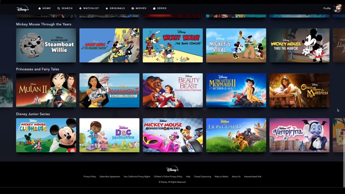 Produkce Walt Disney Studios v Disney+