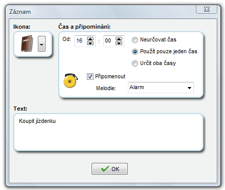 <p>Na každý úkol se můžete nechat upozornit</p>