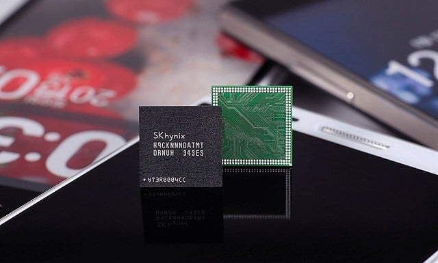 Čip LPDDR3 (SK Hynix)