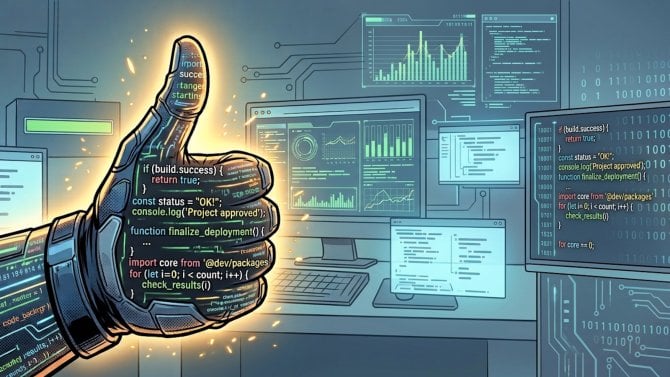 Software - vyvoj - digitalizace - uspech - palec nahoru