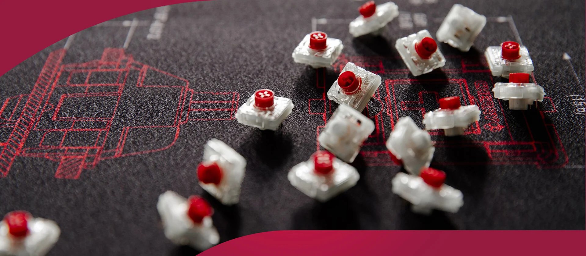 Spínače Cherry MX Red