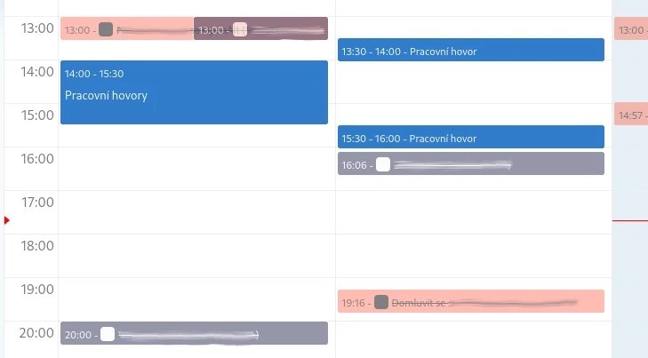 Webové rozhraní zobrazuje i úkoly
