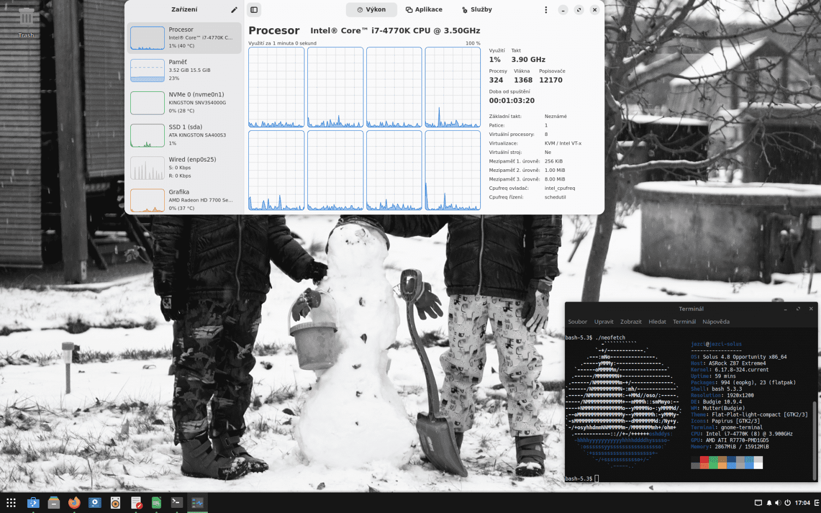 Solus 4.8 Opportunity a Budgie 10.9.4