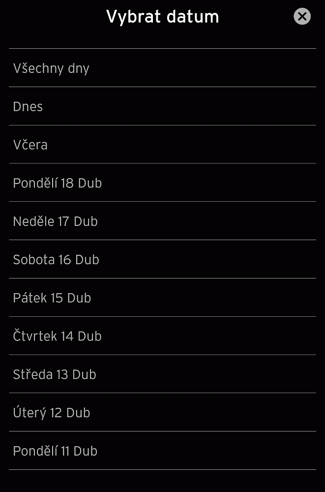 UPC ČR - Horizon Go, TV Archiv