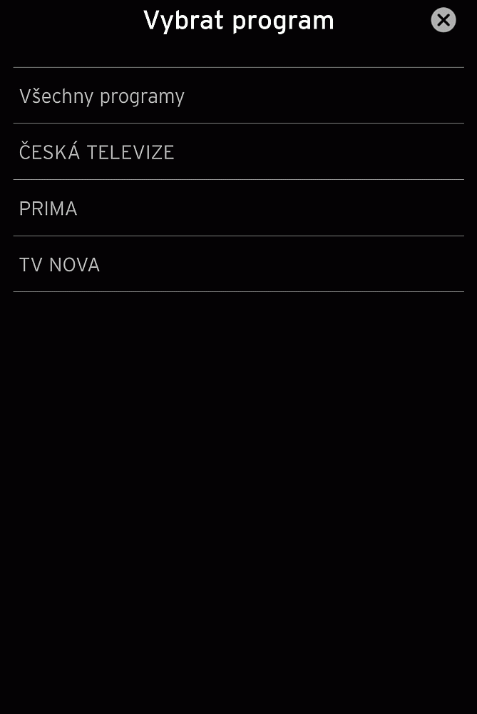 UPC ČR - Horizon Go, TV Archiv