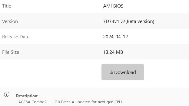 Aktualizace UEFI pro desku MSI MPG B650 Carbon WiFi přinášející podporu Zenu 5