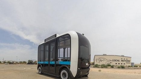 Náhledový obrázek - Ve Washingtonu jezdí autonomní elektrobus z 3D tiskárny