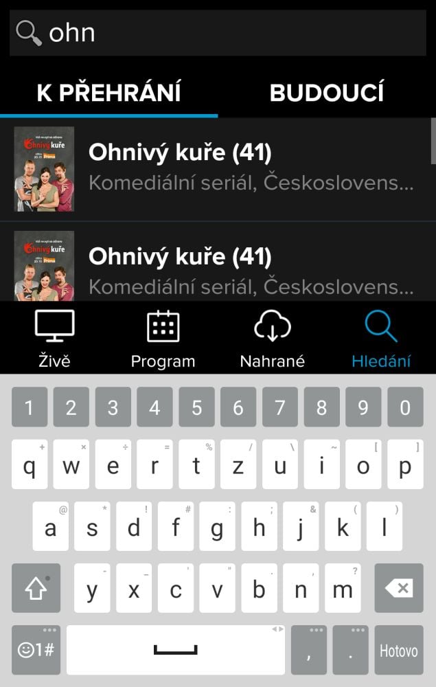 Digi2GO - aplikace pro mobil (Android)