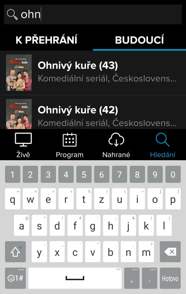 Digi2GO - aplikace pro mobil (Android)