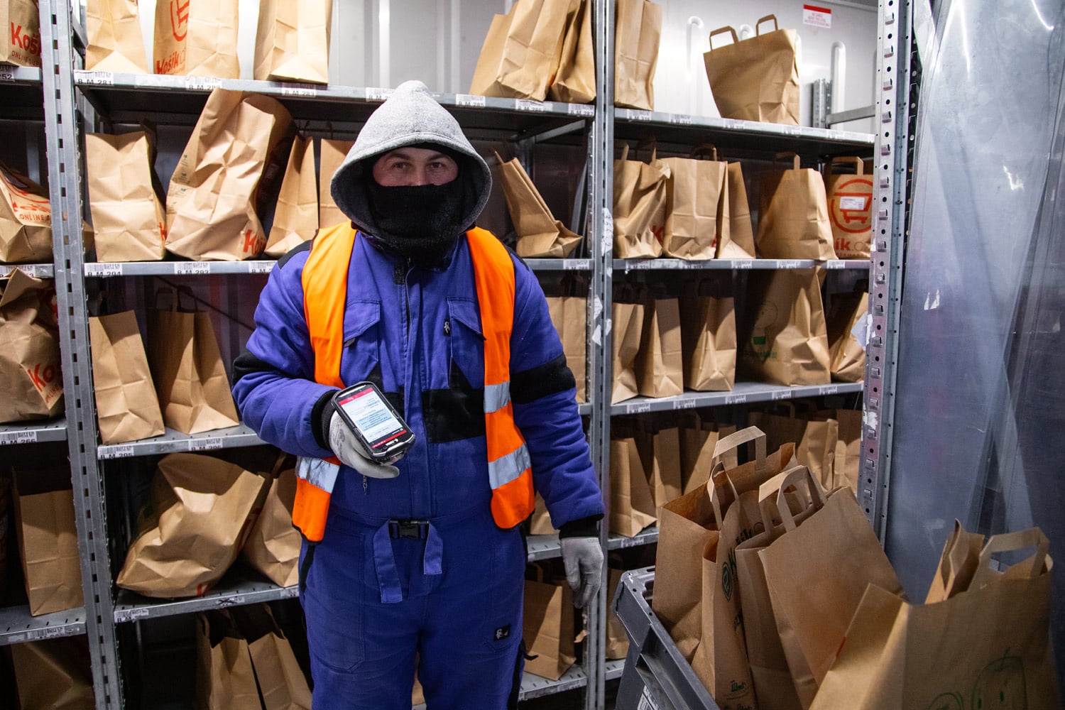 Sklad Košík.cz v Horních Počernicích