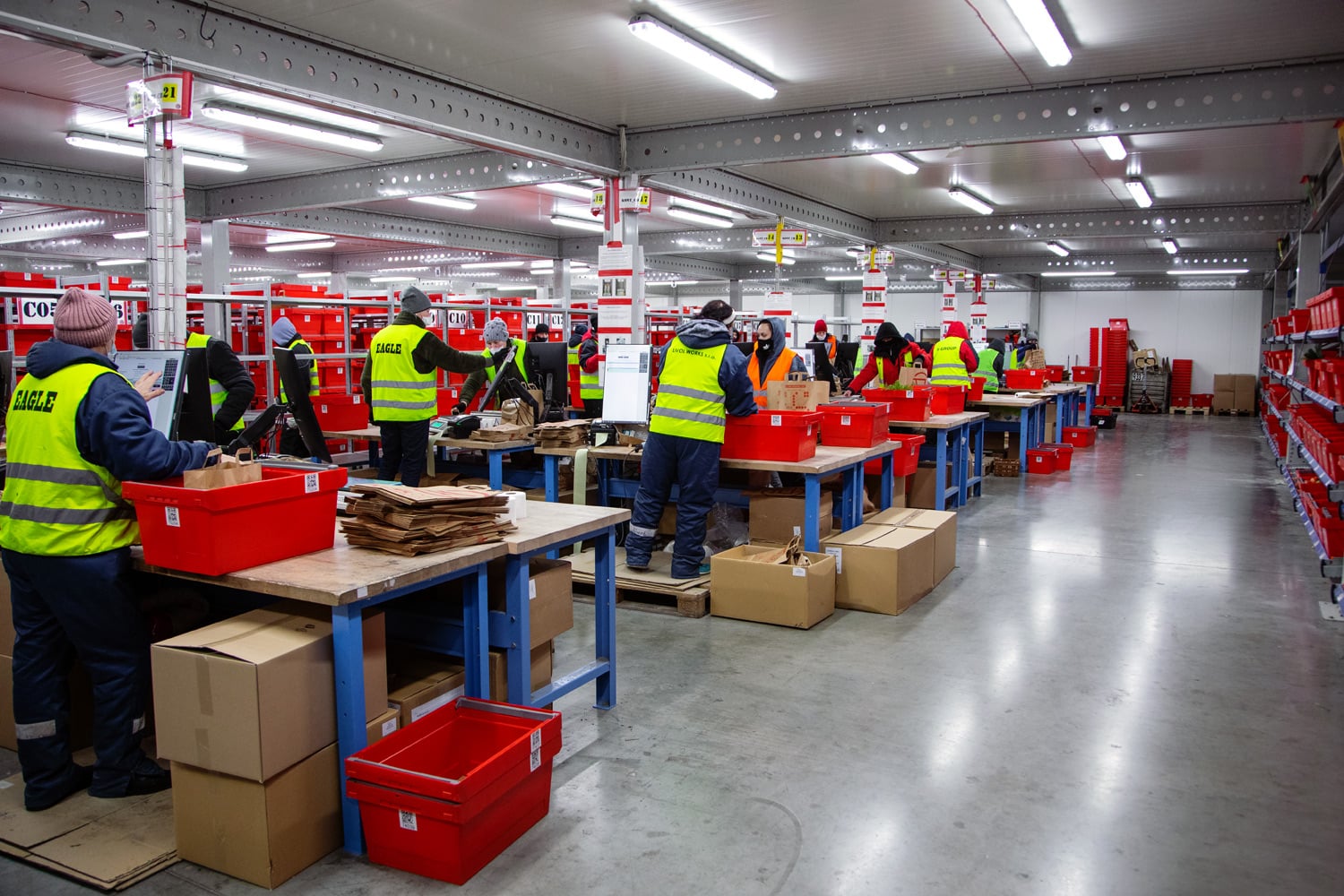 Sklad Košík.cz v Horních Počernicích