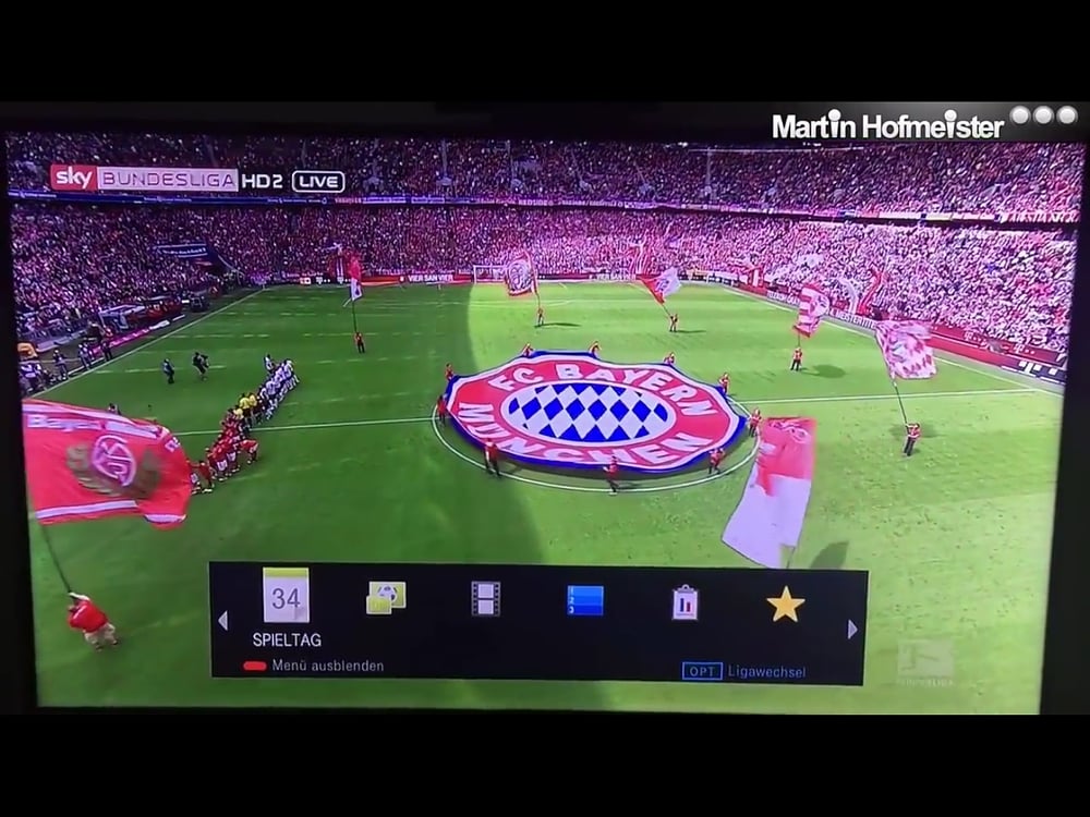 Sky Bundesliga v HD přes Media Receiver MR 400