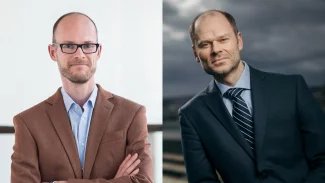 Martin Jiránek,  Česká startupová asociace, a Radek Špicar, viceprezident Svazu průmyslu ČR