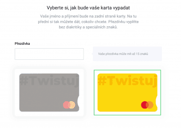 Nové platební karty Twisto Payments od procesora Marqeta.