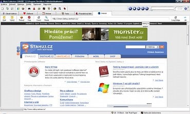 <p>Součástí Music Collection je i jednoduchý webový prohlížeč. Zahrnut je nejspíš kvůli vyhledávání videoklipů, které ale bohužel nefunguje korektně</p>