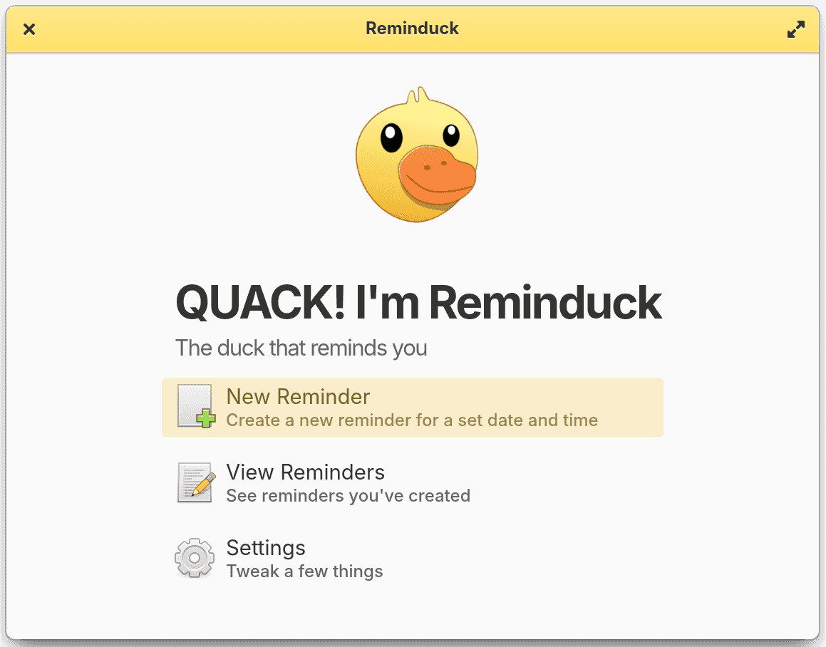 Reminduck