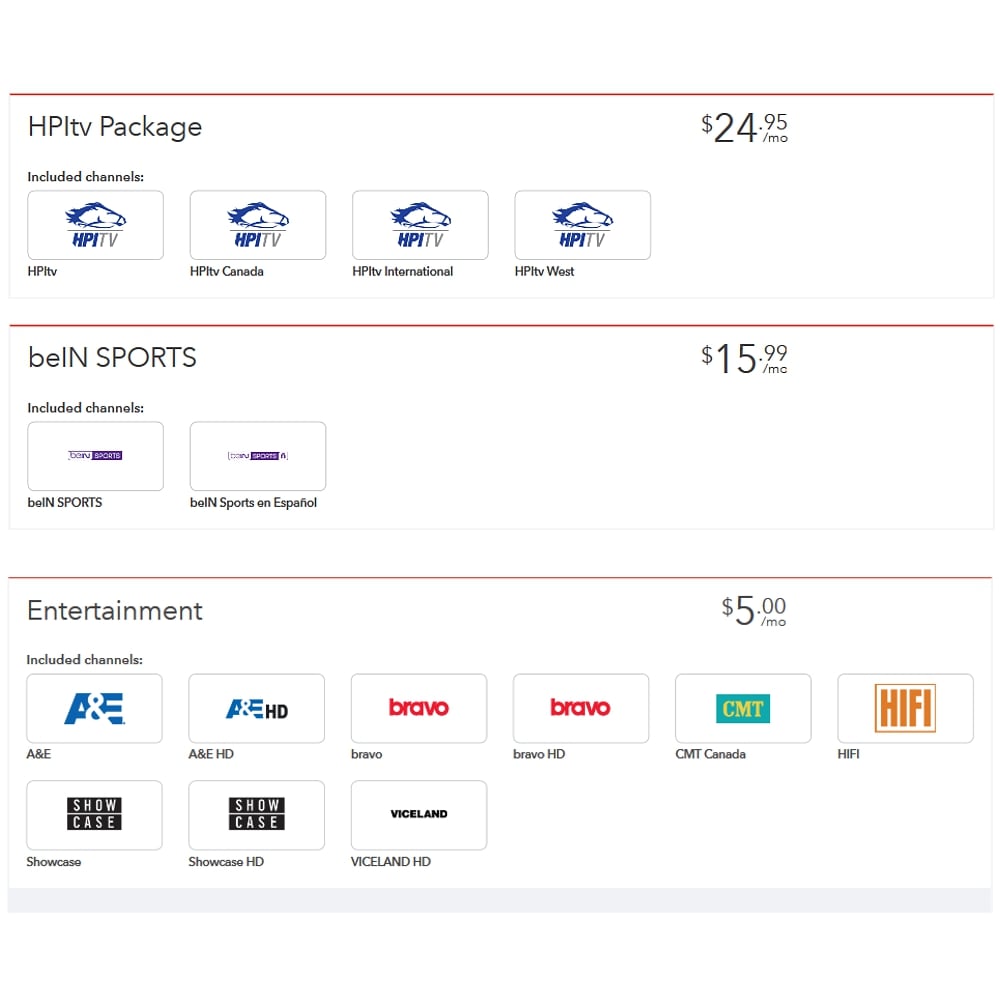 Tématické programové balíčky