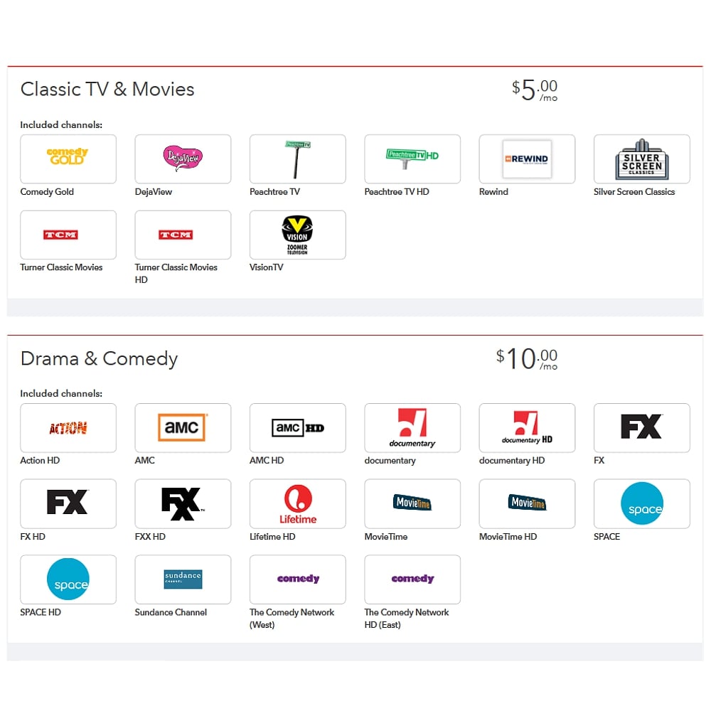 Tématické programové balíčky