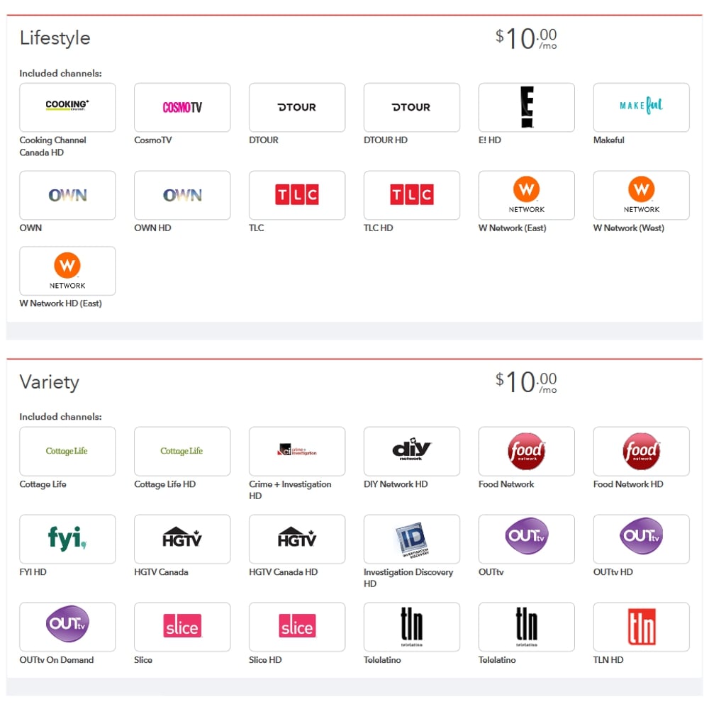 Tématické programové balíčky