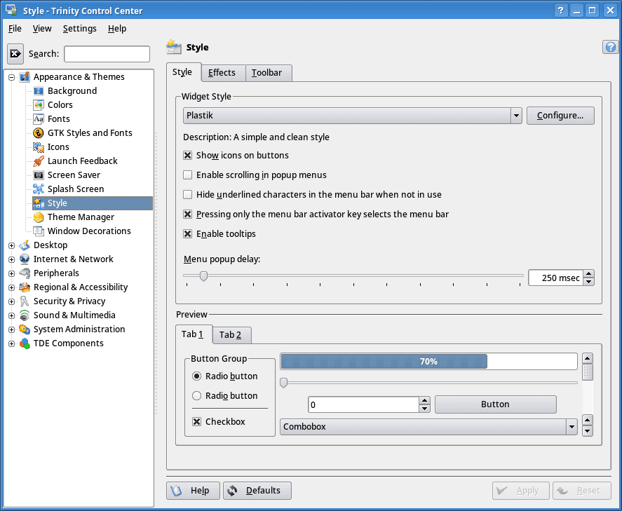 Trinity Desktop Environment (TDE) R14.0.9