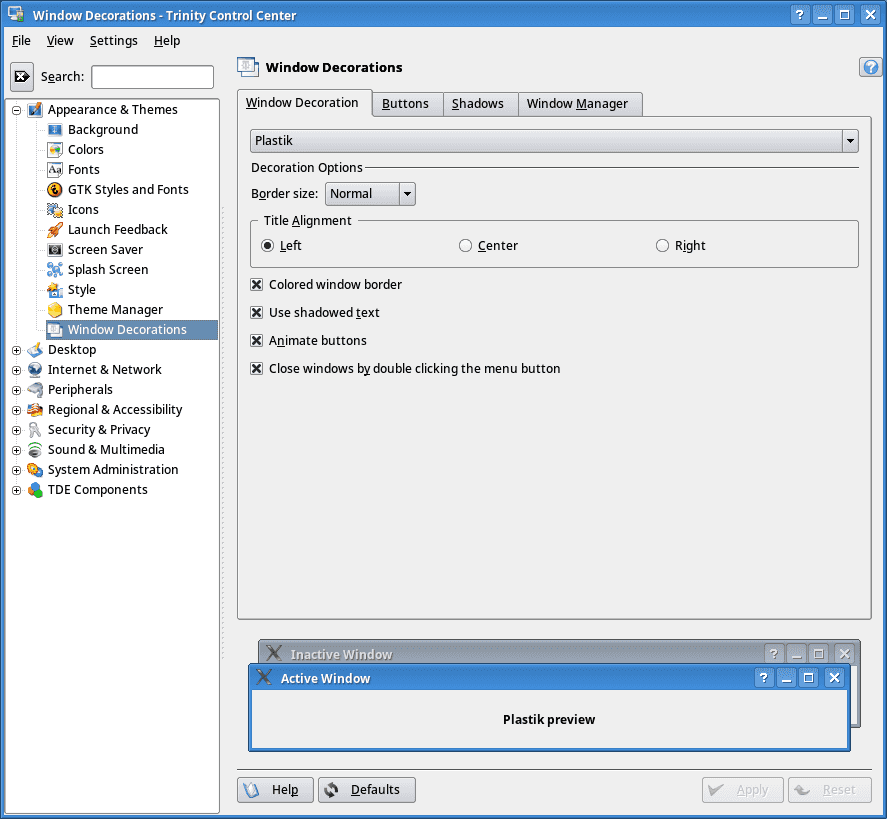 Trinity Desktop Environment (TDE) R14.0.9